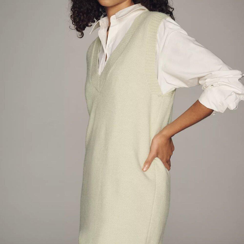 Anthropologie Sunday in Brooklyn Sweater Vest Mini Dress - Picture 2 of 4